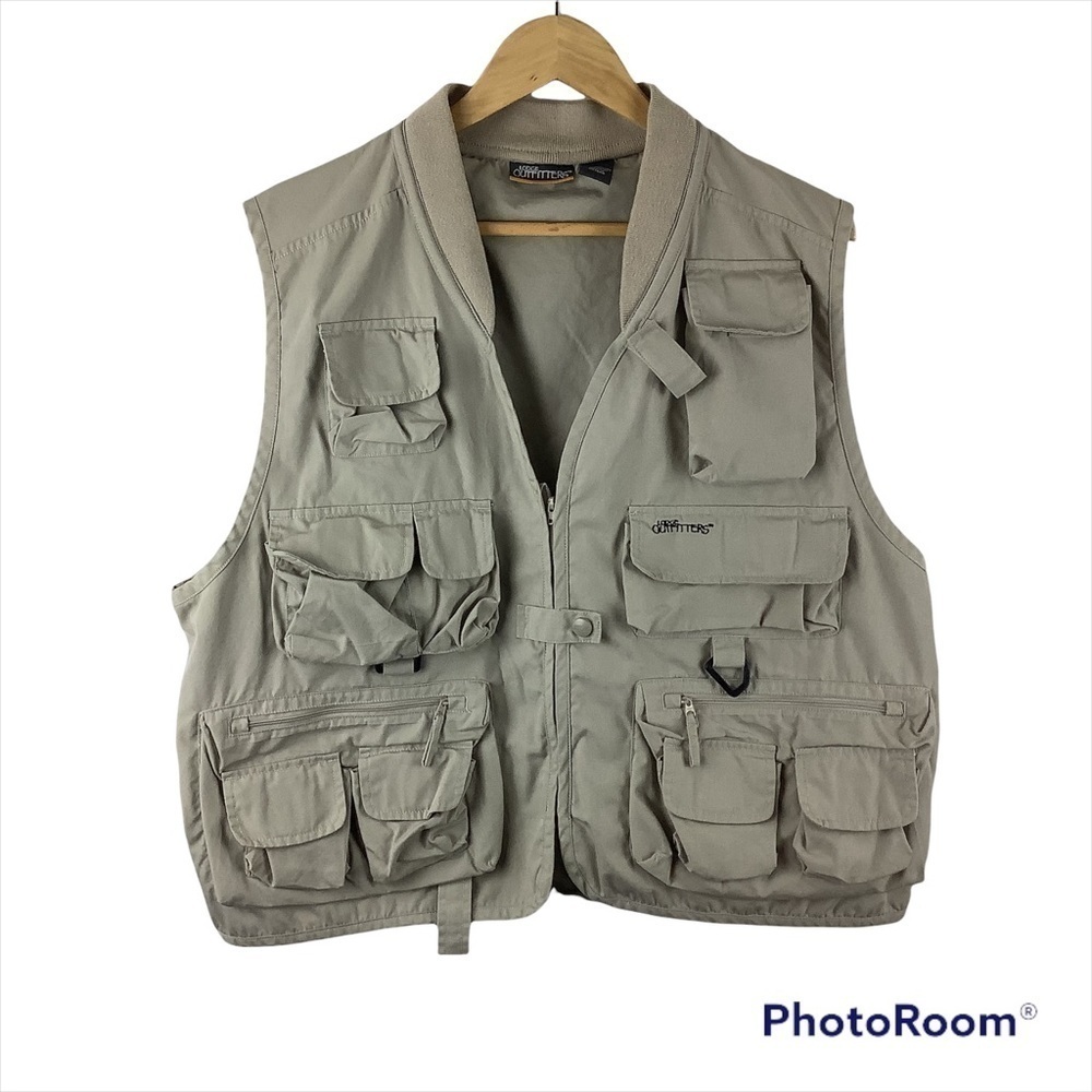 Lodge Outfitters Tan Fishing Vest